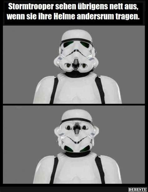 Stormtrooper sehen übrigens nett aus,
wenn sie ihre Helme andersrum tragen.
DEBESTE