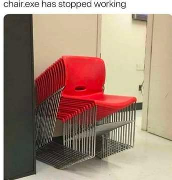 chair.exe has stopped working
