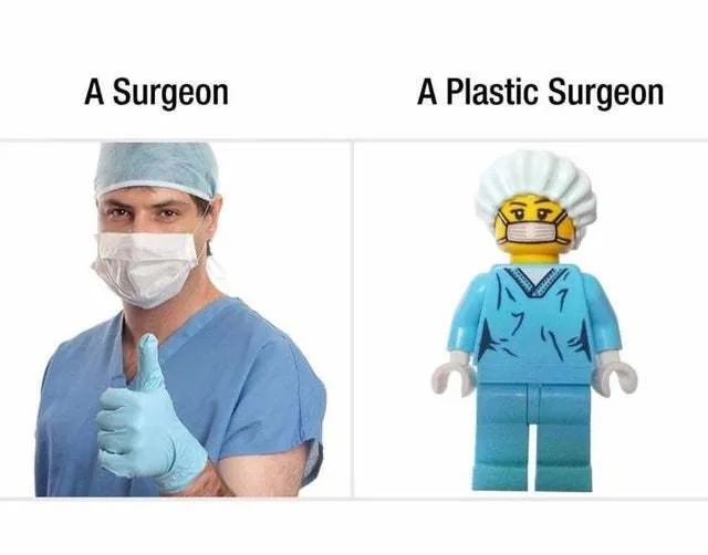 A Surgeon
A Plastic Surgeon
7
14